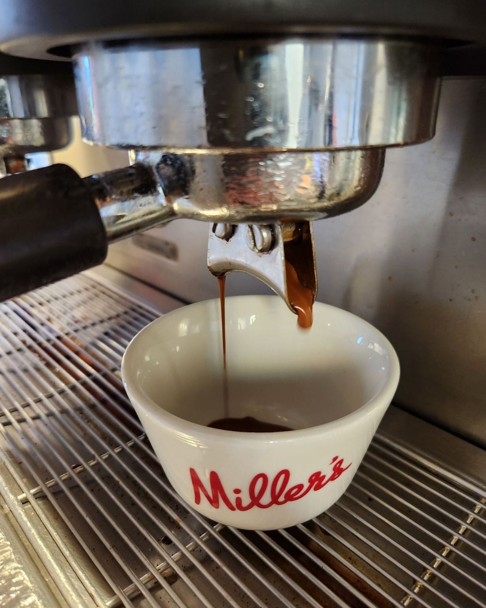 Miller's coffee espresso extraction