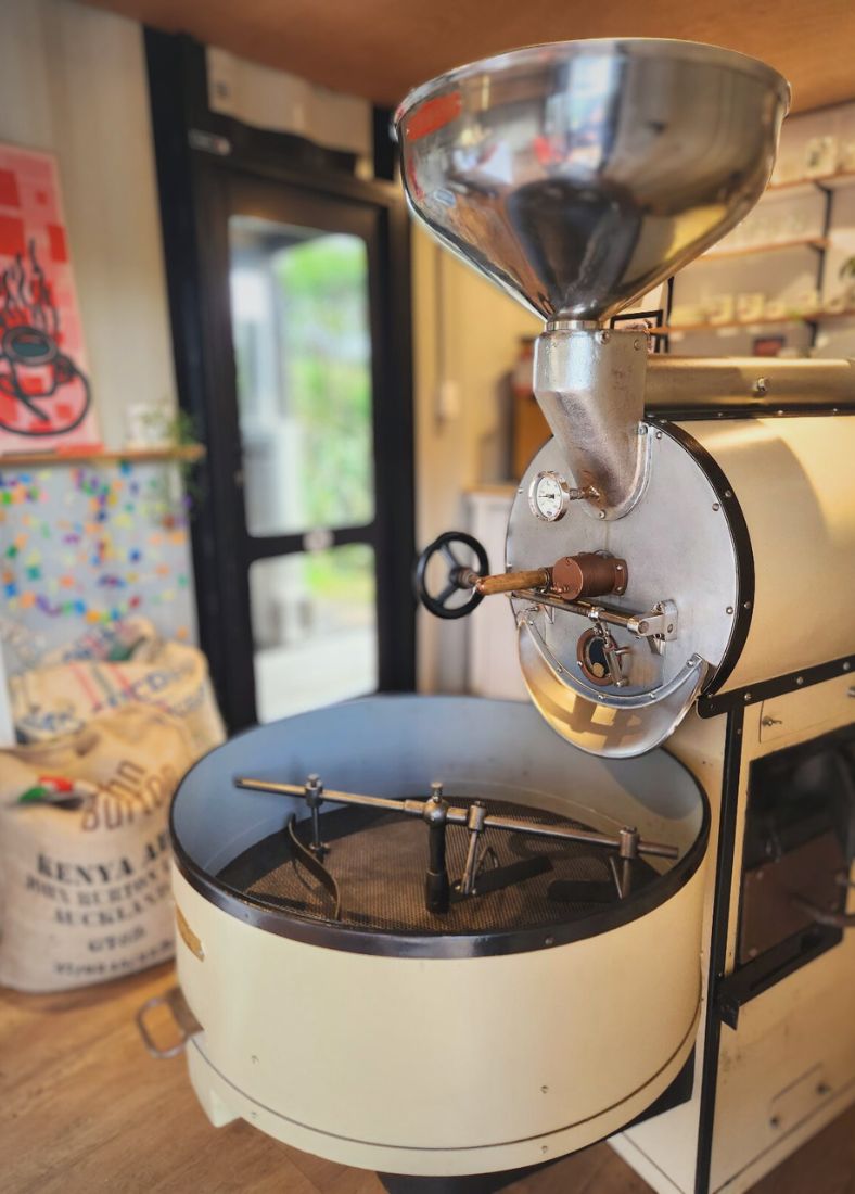 10kg Pertroncini Coffee Roaster at Raglan Coffee compnany